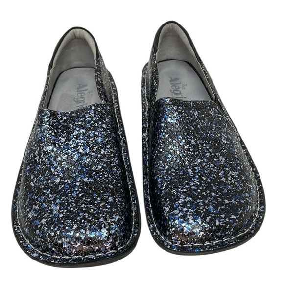 ALEGRIA Shoes Debra Blue Racer Slip On Comfort Clog Size 37 or 7 - Picture 3 of 11